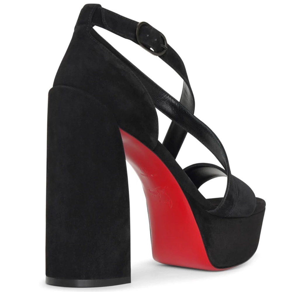 CHRISTIAN LOUBOUTIN
Movida Jane 130 black suede sandals Size 37 BNIB - Picture 4 of 9